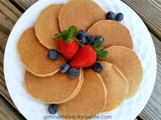 "Gimme Thrive" Blender Pancakes