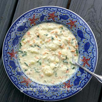 "Gimme Thrive" Gnocchi Soup