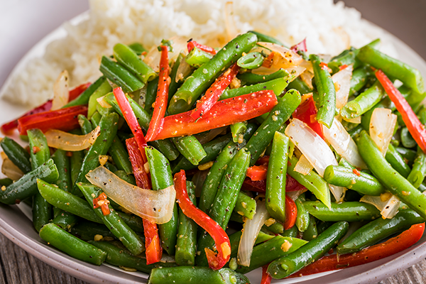 Pulled Pork Chef Pack - Steamed Red Peppers and Green Beans