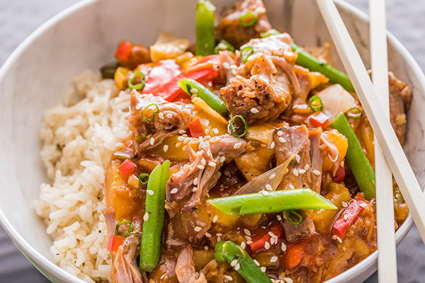 Pulled Pork Chef Pack - Sweet & Sour Pulled Pork with Rice
