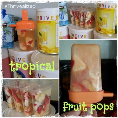 Tropical Fruit Popsicles