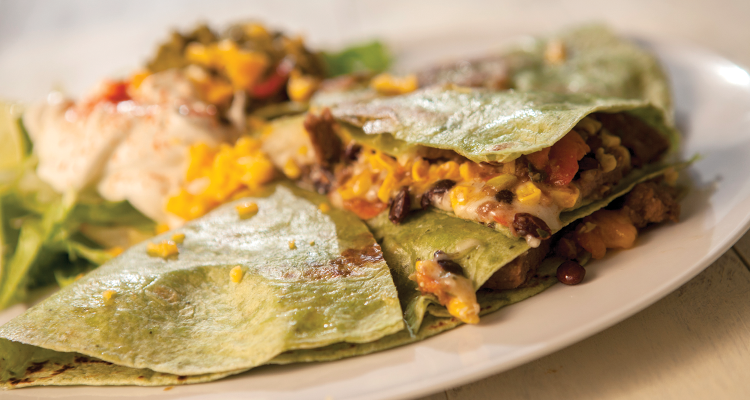 Zesty Beef Quesadillas