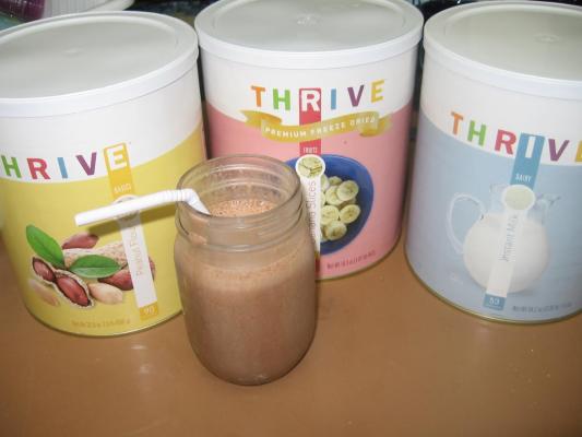 Chocolate Peanut Butter Banana Smoothie