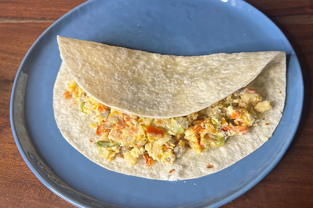 Breakfast Burrito in a Jar