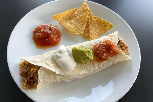 Beef and Bean Burritos in a Jar