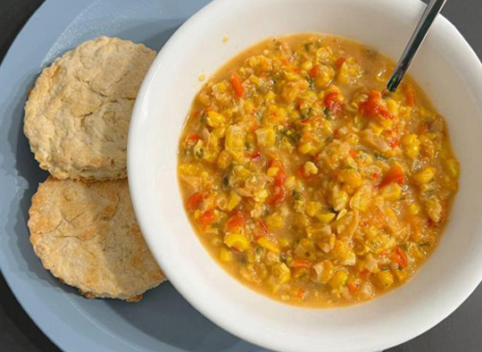 Cheesy Corn Chowder