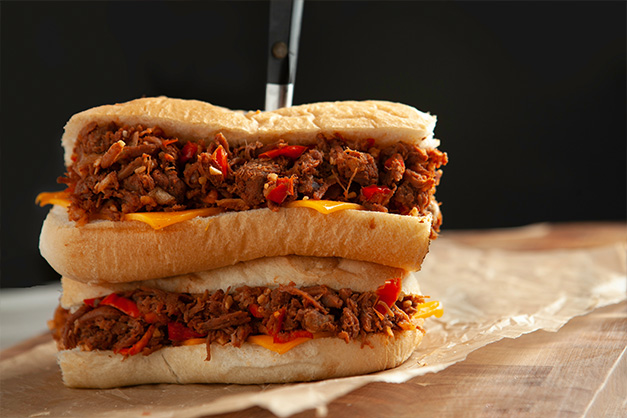 Shredded Beef Sandwich