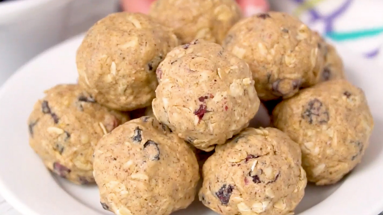 Blueberry Protein Bites